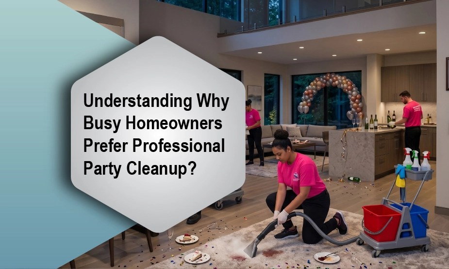 Understanding Why Busy Homeowners Prefer Professional Party Cleanup?