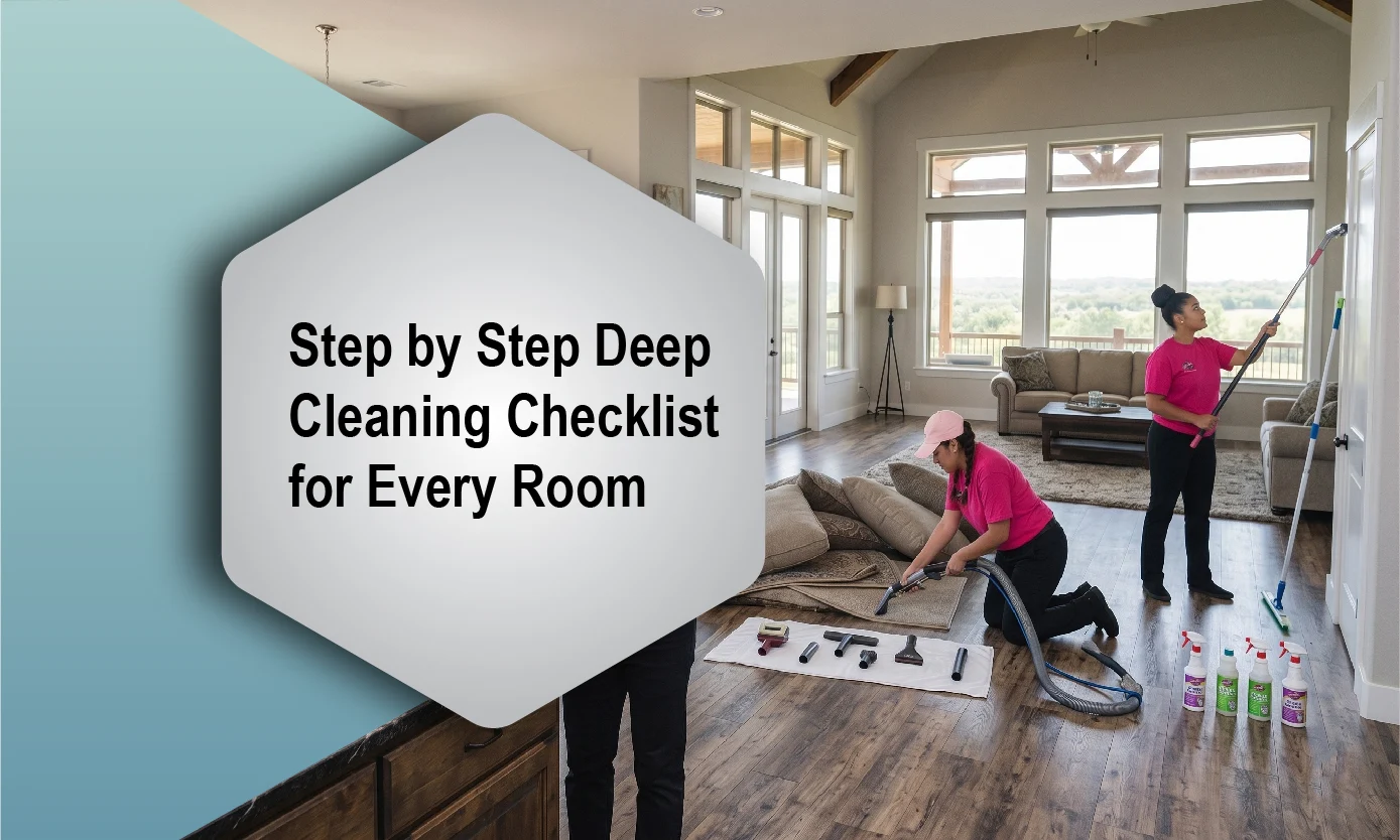 Step by Step Deep Cleaning Checklist for Every Room