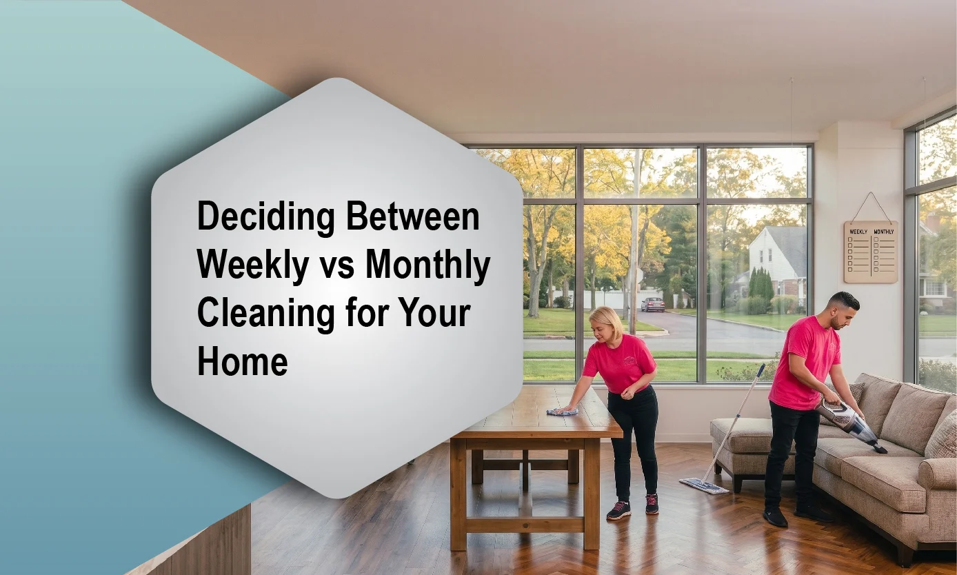 Deciding Between Weekly vs Monthly Cleaning for Your Home