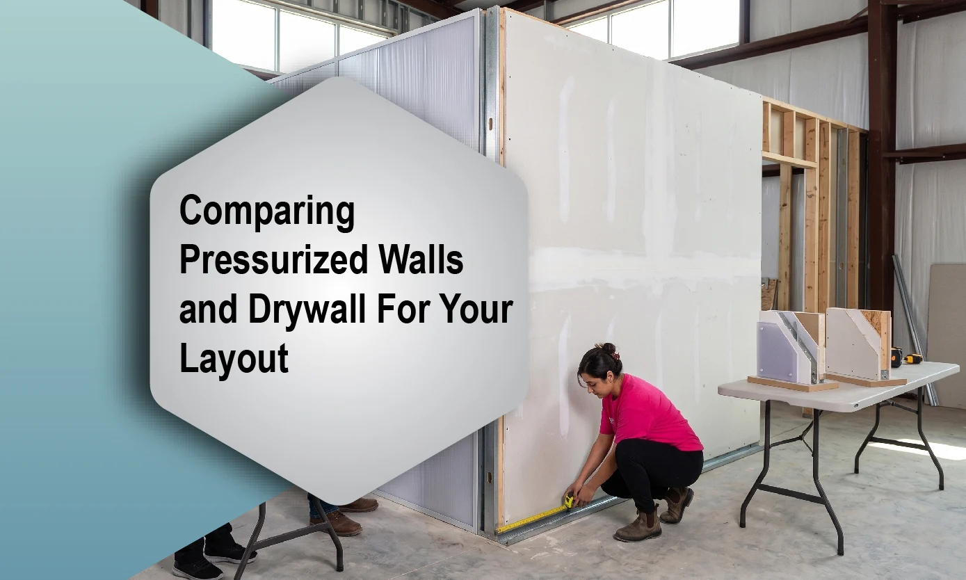 Comparing Pressurized Walls and Drywall For Your Layout